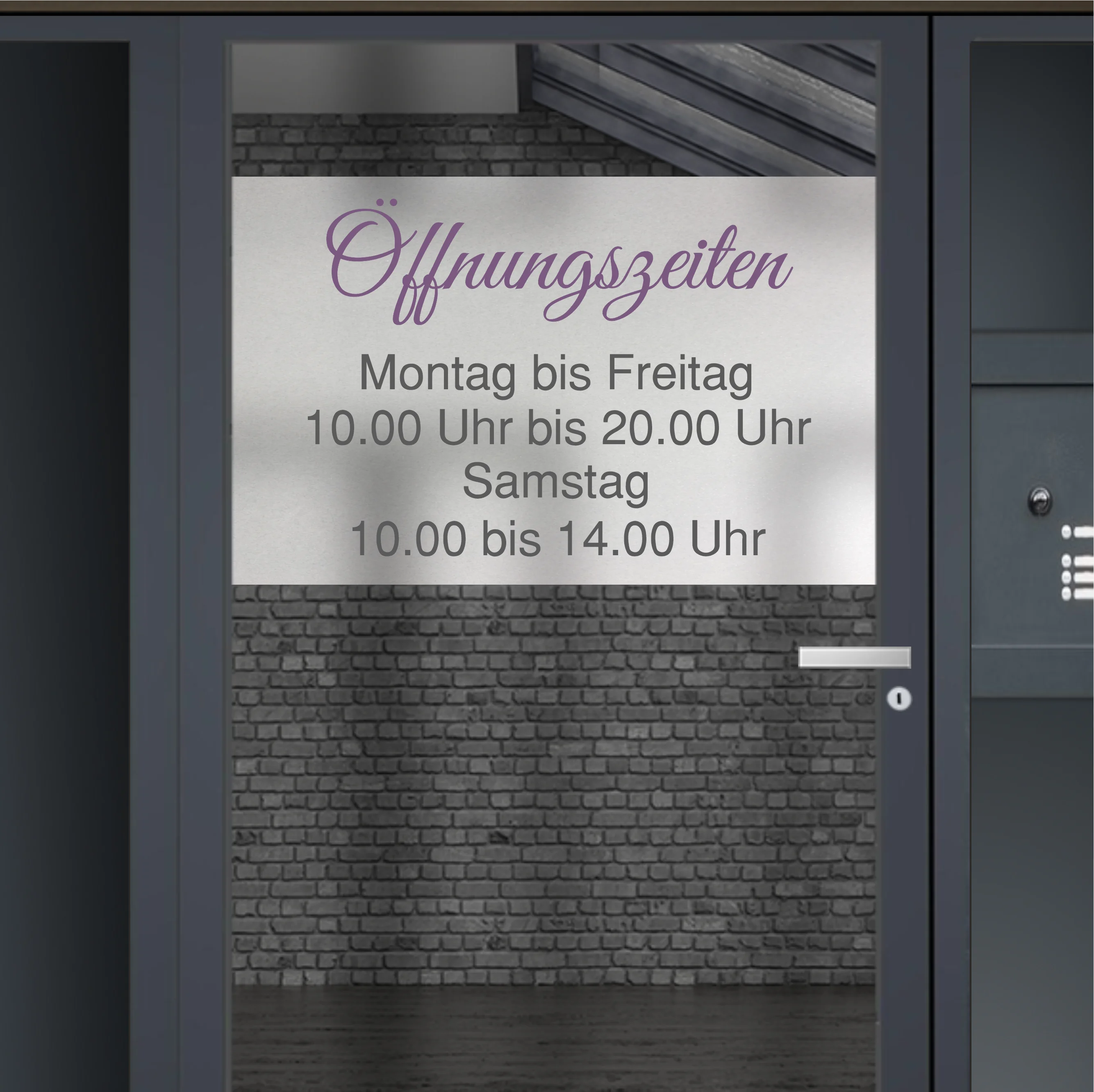 Öffnungszeiten